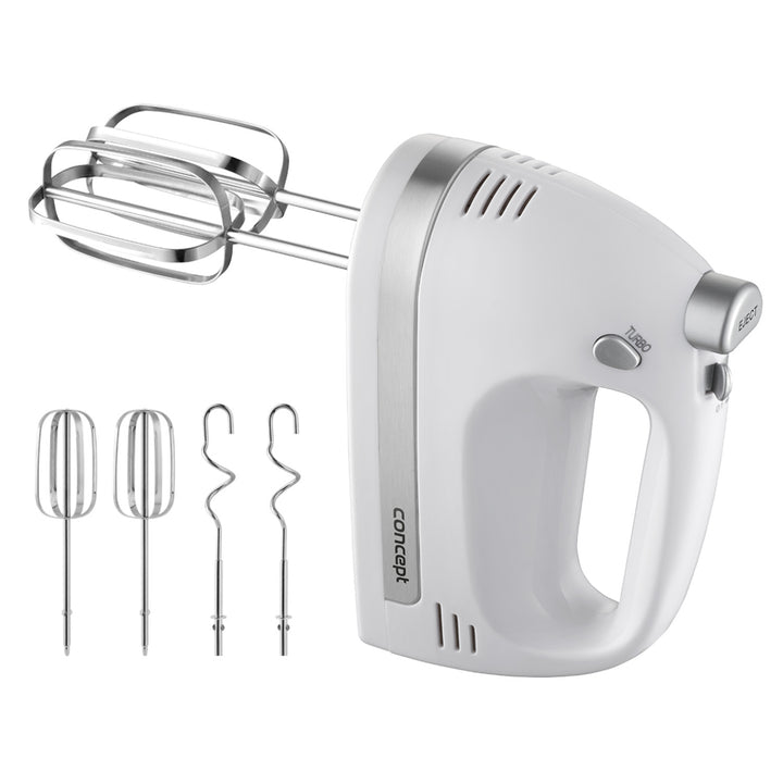 Concept Handmixer, 5 Geschwindigkeiten, Turbofunktion, 500 W, weiß, SR3390