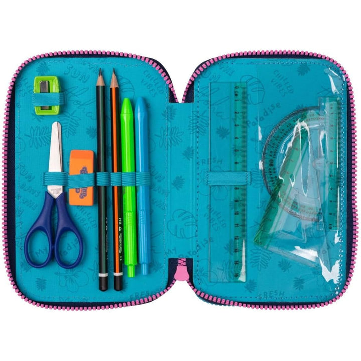 CoolPack Dreifach-Mäppchen mit Zubehör JUMPER 3 STITCH