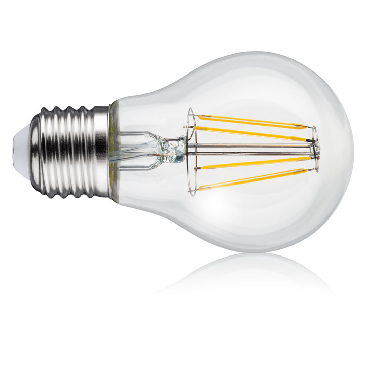 Wandleuchte 1xE27 mit Sensor Maclean, Infrarotsensor, max. Belastung 60W, IP65, Farbe grau, MCE518 GR + LED-Glühbirne E27, 4W 230V Maclean Energy MCE266 WW warmweiß 3000K 470lm Retro-Edison dekorativ