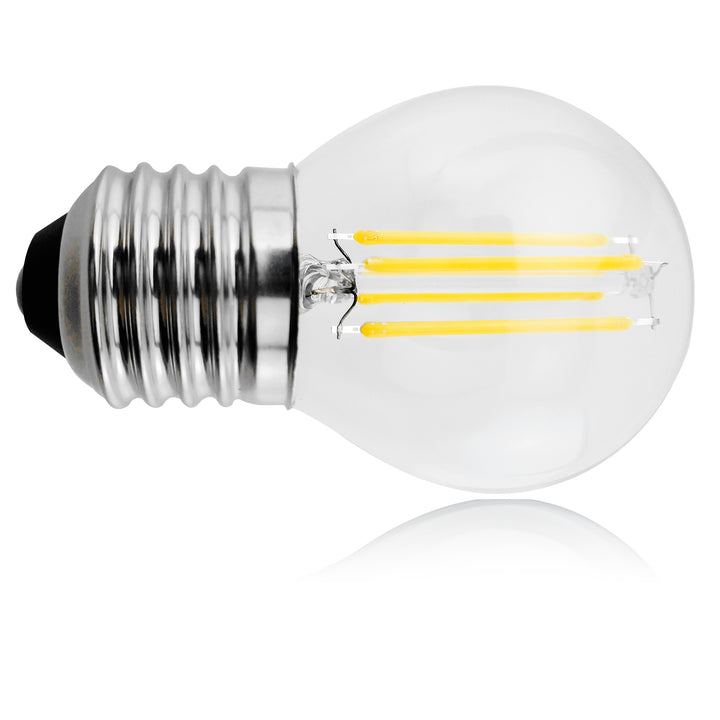Wandleuchte 1xE27 mit Sensor Maclean, Infrarotsensor, max. Belastung 60W, IP65, Farbe grau, MCE518 GR + LED-Glühbirne E27, 4W 230V Maclean Energy MCE283 WW warmweiß 3000K 470lm Retro-Edison dekorativ G45