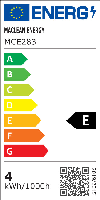 Wandleuchte 1xE27 mit Sensor Maclean, Infrarotsensor, max. Belastung 60W, IP65, schwarz, MCE518 B + LED-Glühbirne E27, 4W 230V Maclean Energy MCE283 WW warmweiß 3000K 470lm retro edison dekorativ G45