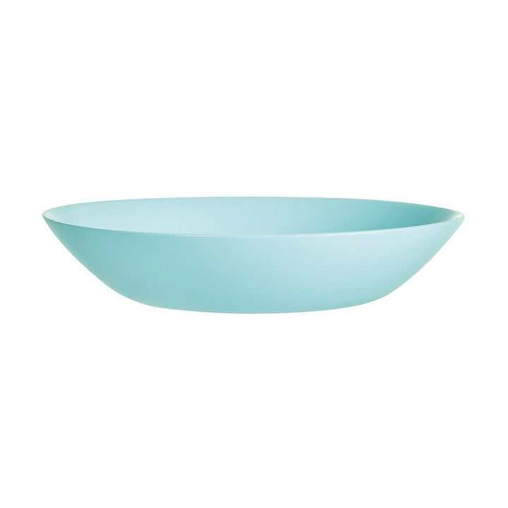 Luminarc tiefer Teller, Suppe, 20 cm, Glas, türkis, Diwali Light Turquoise