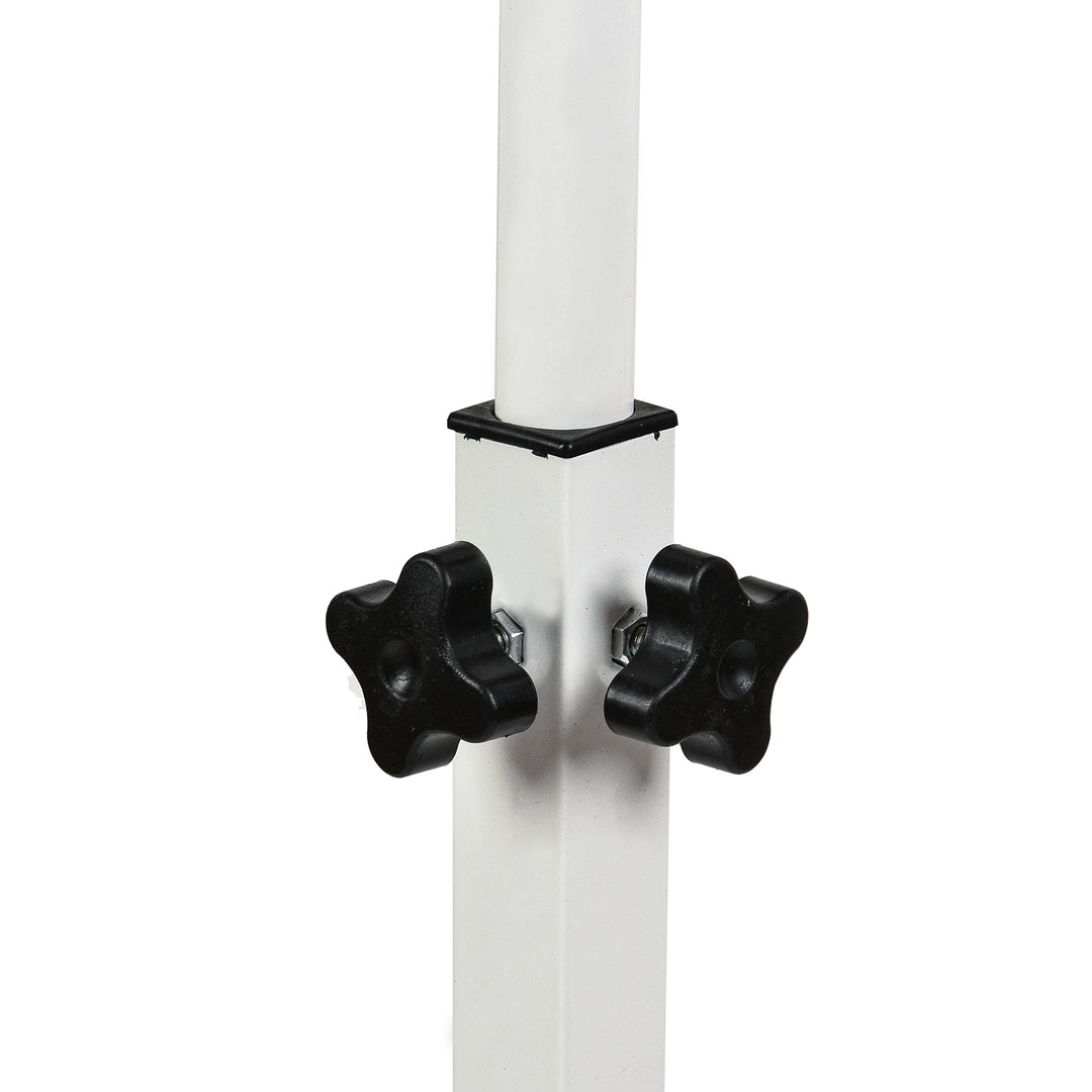 Mobiler Schreibtisch/Laptop-Ständer Maclean, weiß, höhenverstellbar 59-89cm, max. 30kg , MC-121 W