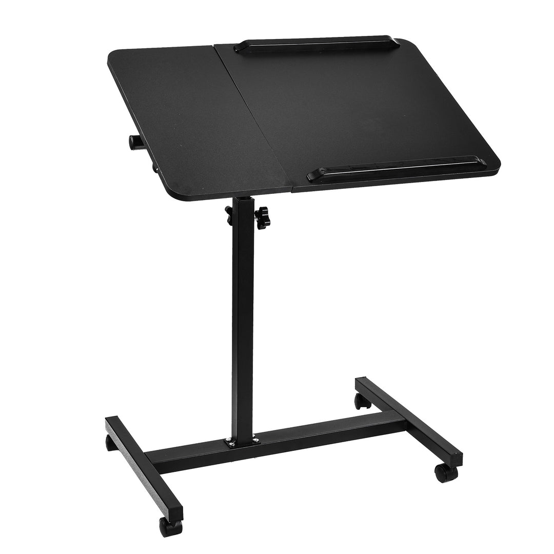 Mobiler Schreibtisch/Laptop-Ständer Maclean, schwarz, höhenverstellbar 59-89cm, max. 30kg , MC-121 B