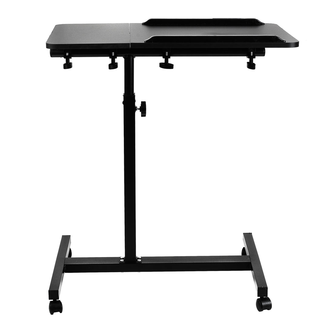 Mobiler Schreibtisch/Laptop-Ständer Maclean, schwarz, höhenverstellbar 59-89cm, max. 30kg , MC-121 B