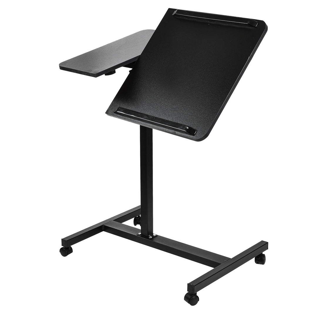 Mobiler Schreibtisch/Laptop-Ständer Maclean, schwarz, höhenverstellbar 59-89cm, max. 30kg , MC-121 B