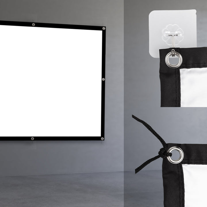 Maclean Projektionswand, 120", 240x180cm,4:3  25mm Rand, Spannhaken, MC-169