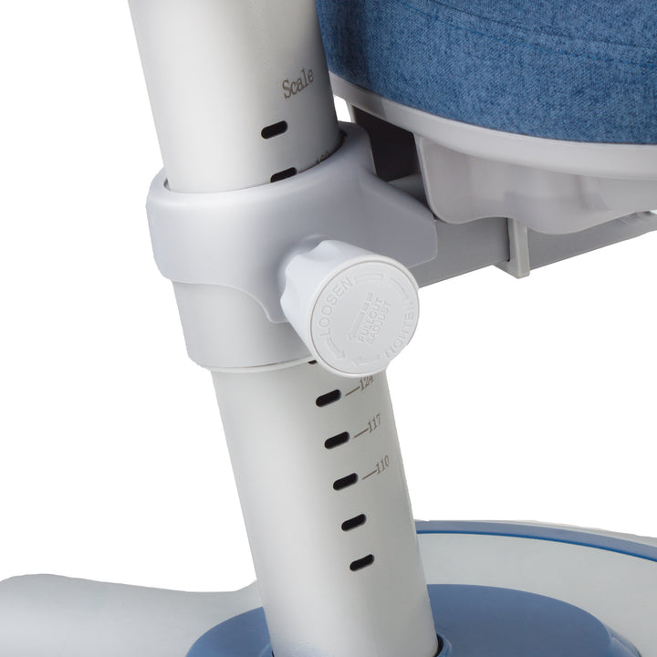 Ergo Office ergonomischer Kinderschreibtisch, grau, max 100kg, ER-417  +Ergo Office ergonomischer Kinderstuhl, verstellbare Kopfstütze, höhenverstellbar, max 75kg, ER-484N