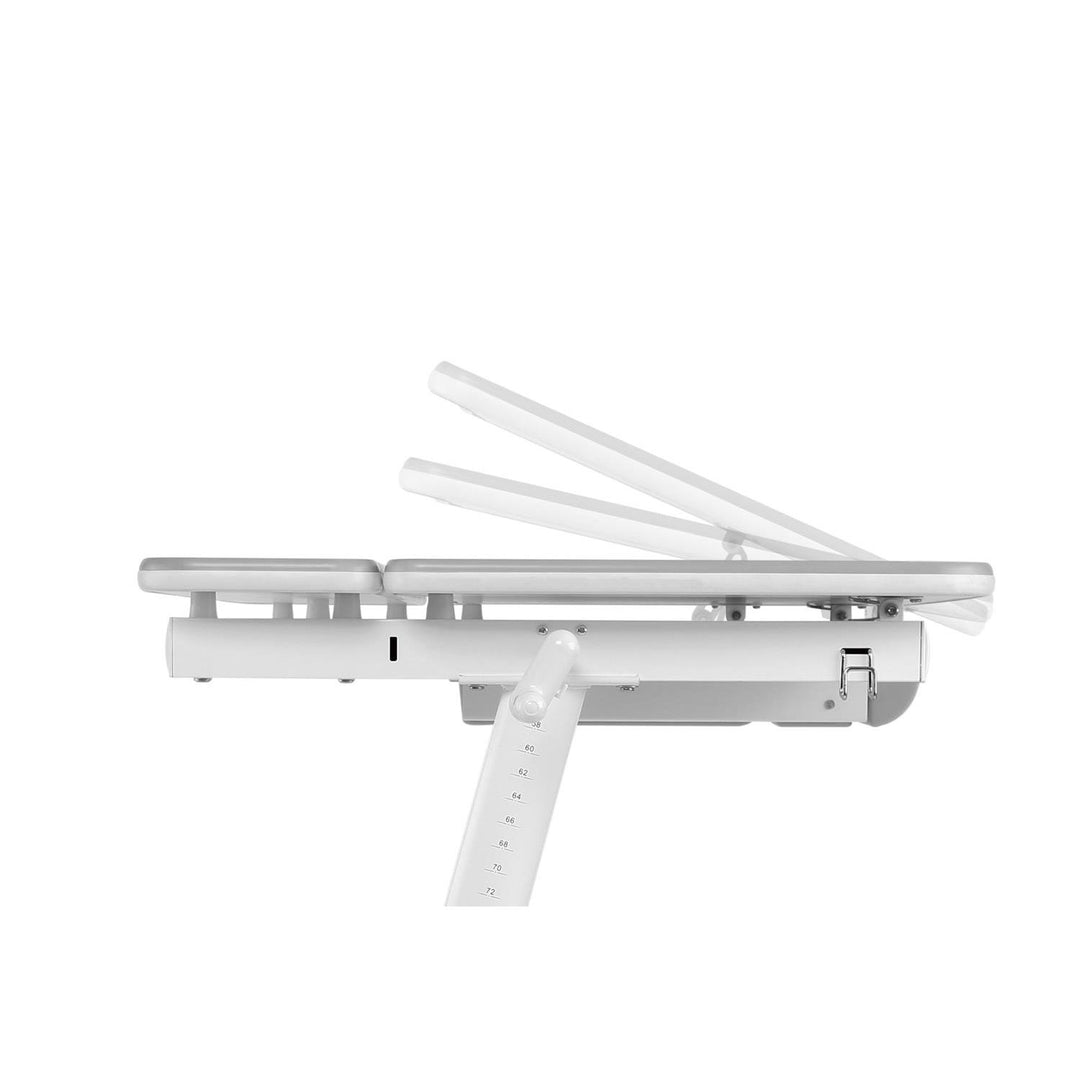 Ergo Office ergonomischer Kinderschreibtisch, grau, max 100kg, ER-417  +Ergo Office ergonomischer Kinderstuhl, verstellbare Kopfstütze, höhenverstellbar, max 75kg, ER-484N