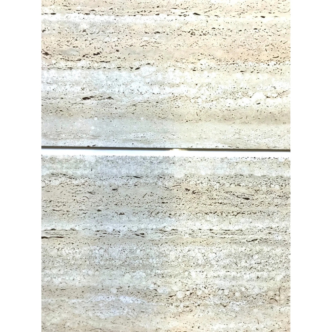 Fliesana selbstklebende Wand- und Bodenfliesen, 3er-Set, wasserfest, Natursteindesign