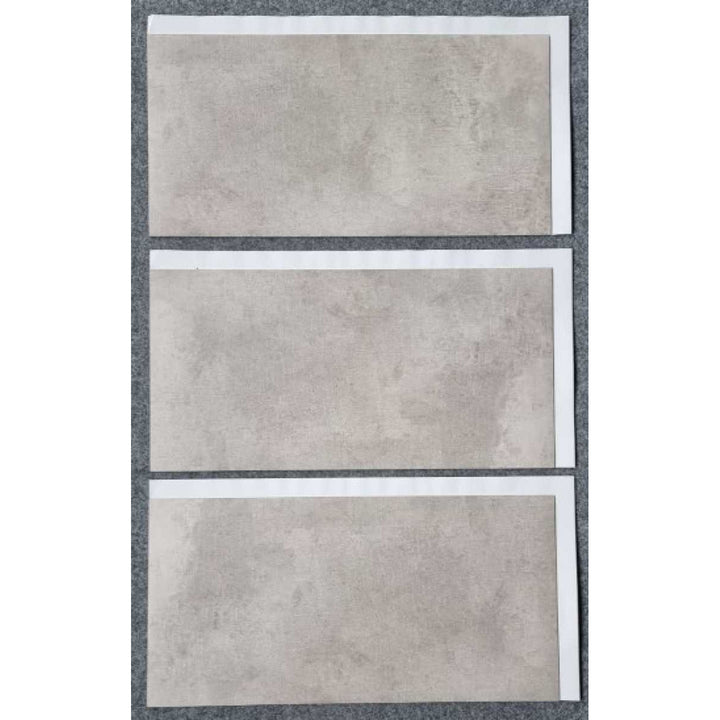 Fliesana selbstklebende Wand- und Bodenfliesen, 3er-Set, wasserfest, Natursteindesign KAIMAUER