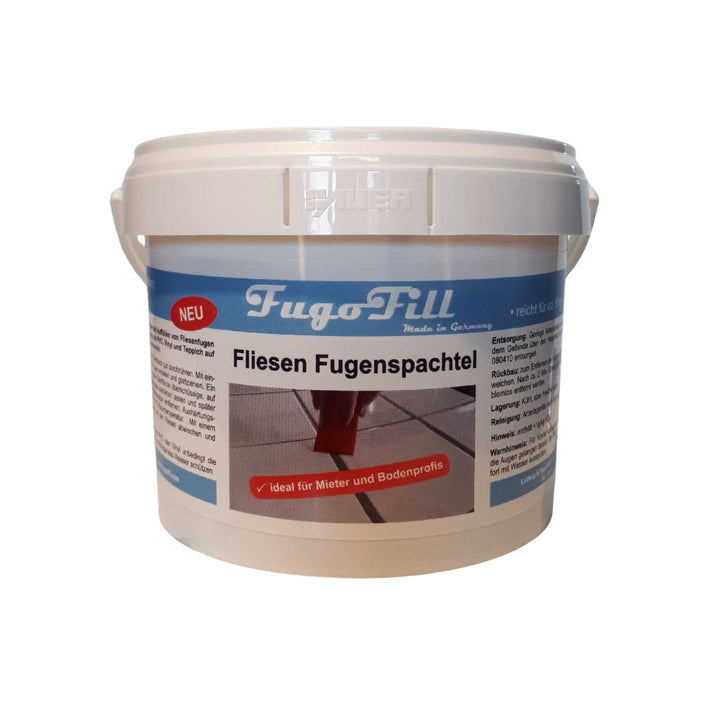 FugoFill Entfernbare Fugenmasse  für Fliesen, 1 kg, grau