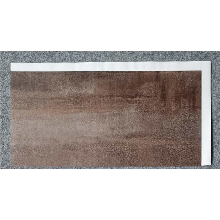 Fliesana selbstklebende Wand- und Bodenfliesen, 3er-Set, wasserfest, Natursteindesign, rostfarben