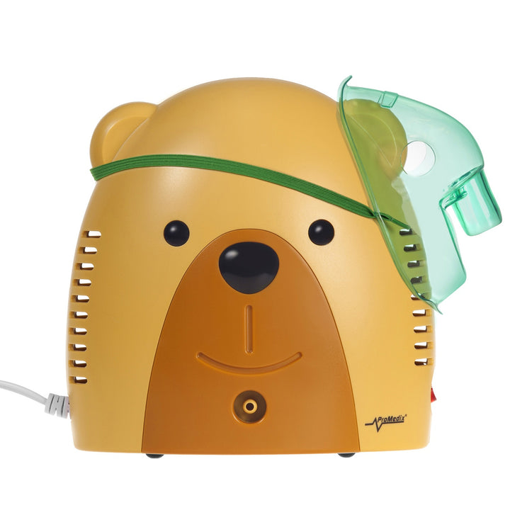 Promedix Bär Kinderinhalator, Vernebler, Maske, Filterset, PR-811 + Promedix PR-960 berührungsloses medizinisches Infrarot-Thermometer