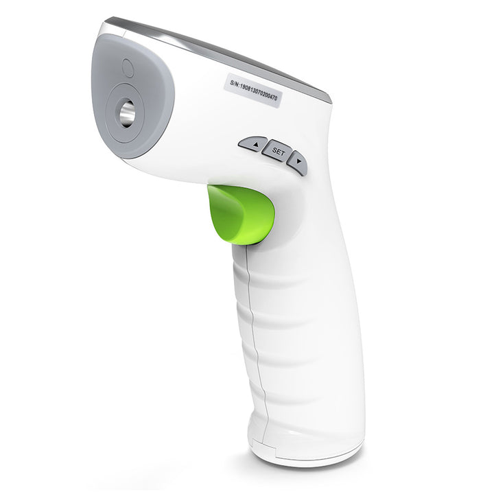 Promedix Katze Inhalator für Kinder, Set Vernebler, Masken, Filter, PR-816 + Promedix PR-960 Infrarot berührungsloses medizinisches Thermometer