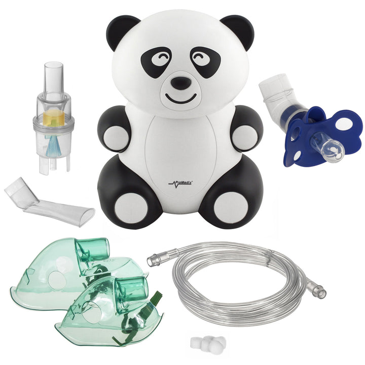 Promedix PR-812 Panda Kinder-Inhalator, Vernebler, Maske, Filter + Schnuller-Set Promedix PR-815