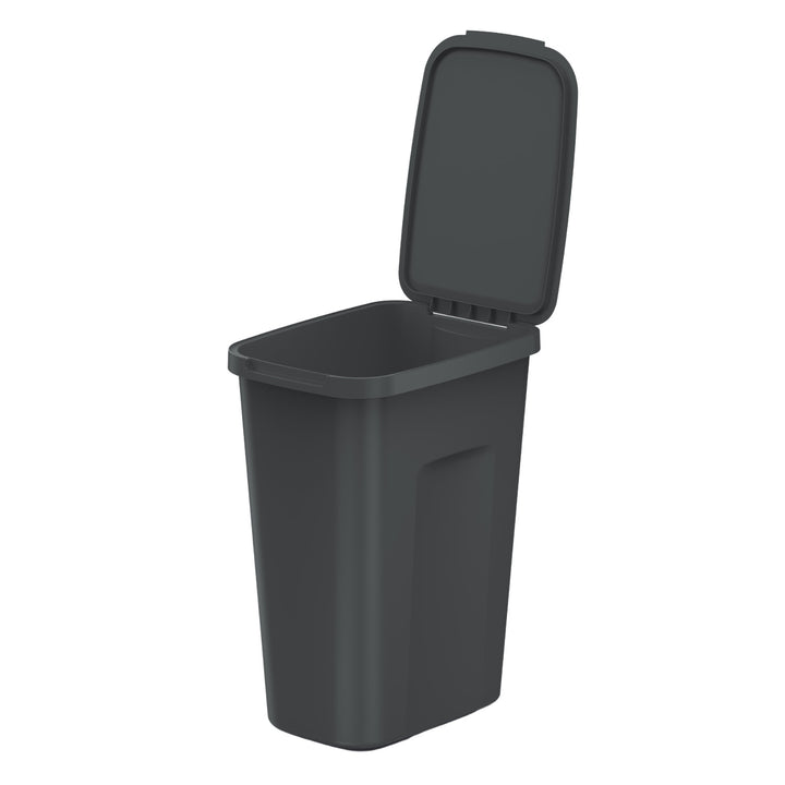 Papierkorb Keden, 35 Liter, schwarz, COMPACTA Q PLUS