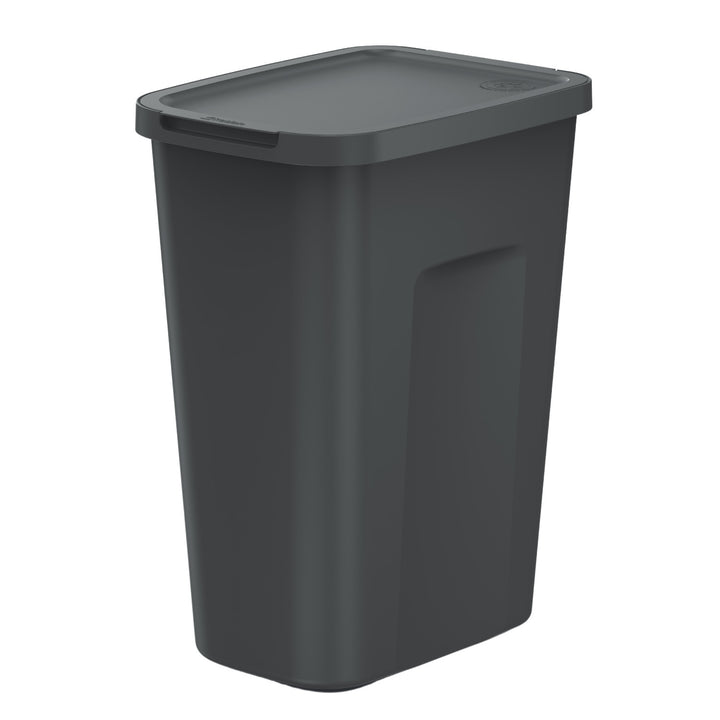 Papierkorb Keden, 35 Liter, schwarz, COMPACTA Q PLUS