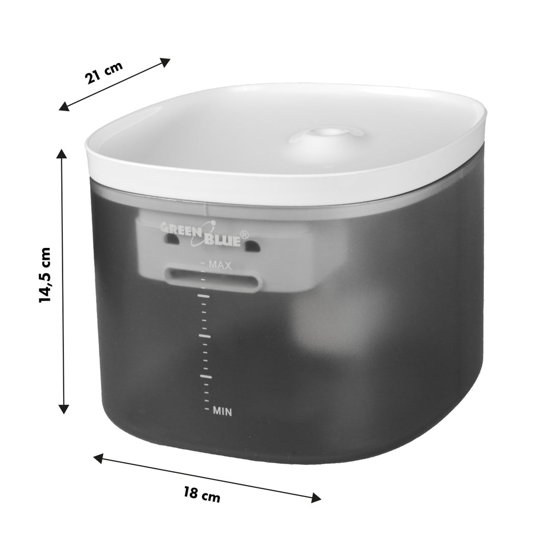GreenBlue GB392 automatischer Wasserspender für Haustiere + GreenBlue GB393 automatischer Futterspender für Haustiere + 60x40cm, + 50x Trainingspads, GB495