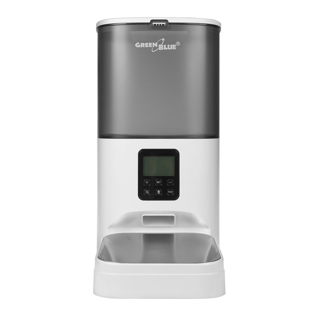 GreenBlue GB392 automatischer Wasserspender für Haustiere + GreenBlue GB393 automatischer Futterspender für Haustiere + 60x40cm, + 50x Trainingspads, GB495