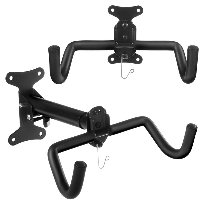 Maclean Fahrrad-Wandhalterung, horizontal, Stahl, max. Belastung 30kg, MC-484, 2 Stück