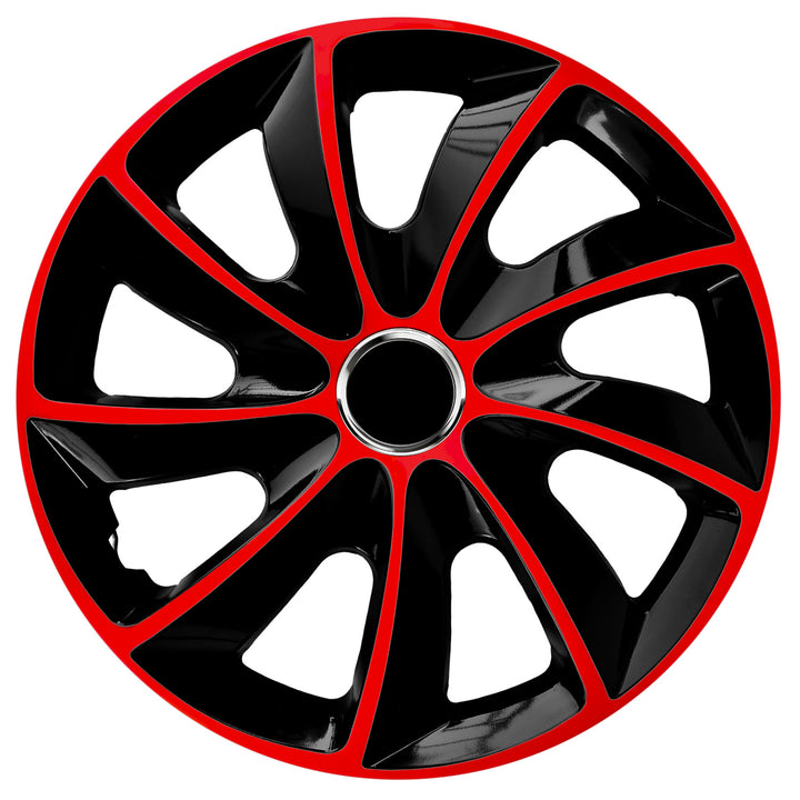 NRM Stig Extra 15'' Universal Radkappe schwarz/rot1 Stück