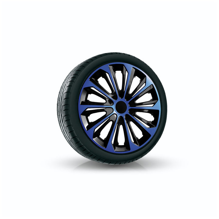 Universal Radkappe 16'' NRM Strong Duo blau/schwarz 1 Stück