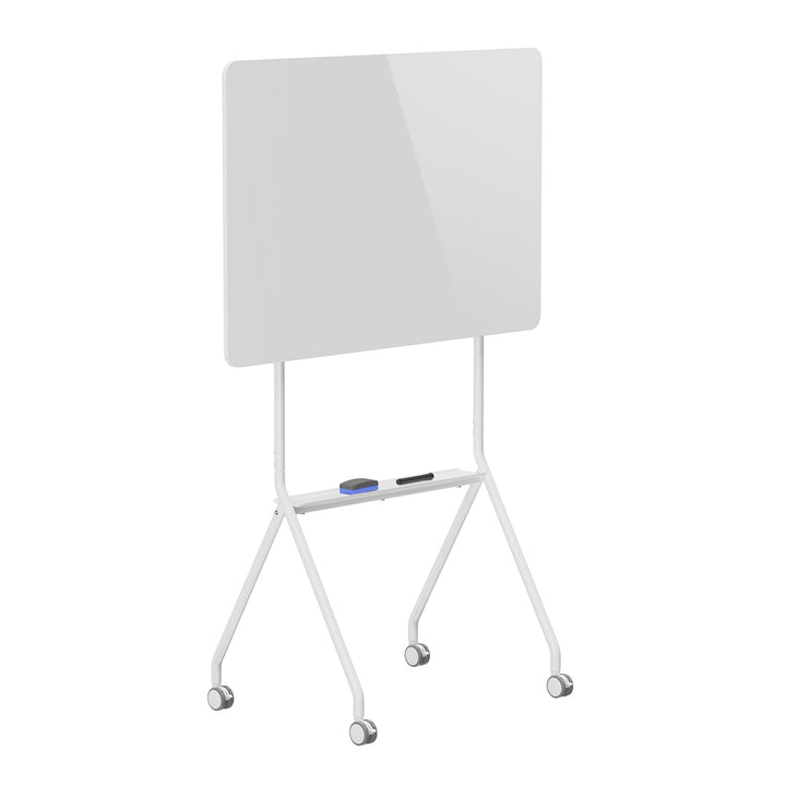Ergo Office mobile Schreibtafel, horizontale Ausrichtung, weiß, einseitig, mit Ablage, Tafelmaße 1190x790mm, ER-306