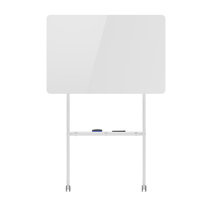 Ergo Office mobile Schreibtafel, horizontale Ausrichtung, weiß, einseitig, mit Ablage, Tafelmaße 1190x790mm, ER-306