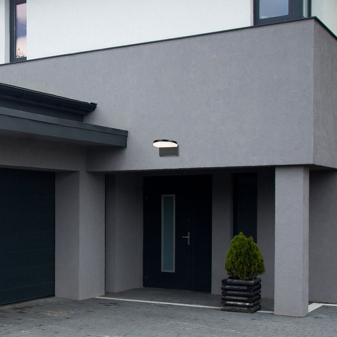 Rabalux Außenwandleuchte, 9W,  900 lm schwarz, Batida