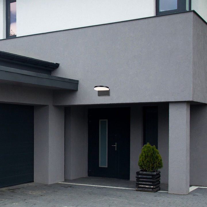 Rabalux Außenwandleuchte, 9W,  900 lm schwarz, Batida
