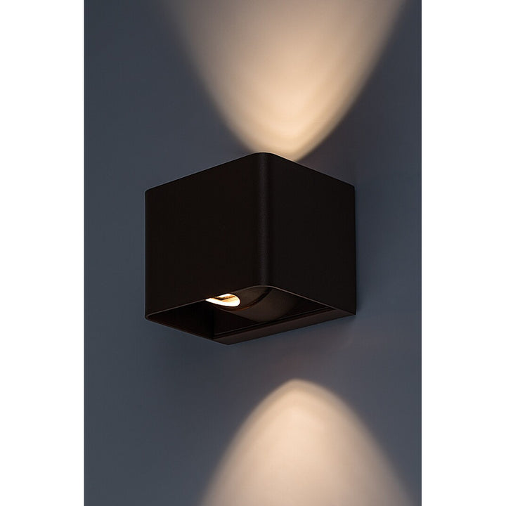 Rabalux Hallstatt 10W Außenwandleuchte IP54 braun LED