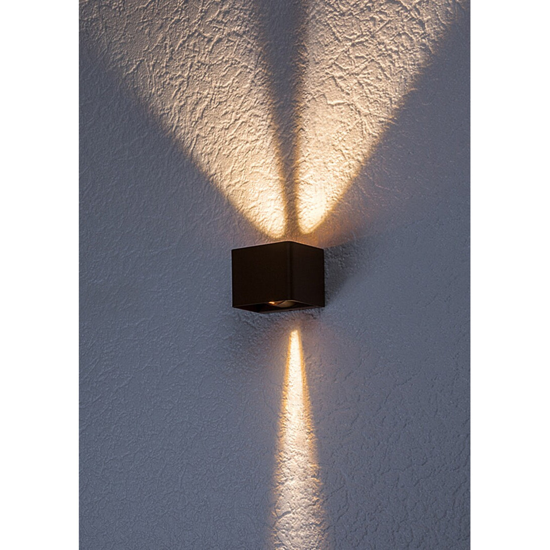 Rabalux Hallstatt 10W Außenwandleuchte IP54 braun LED