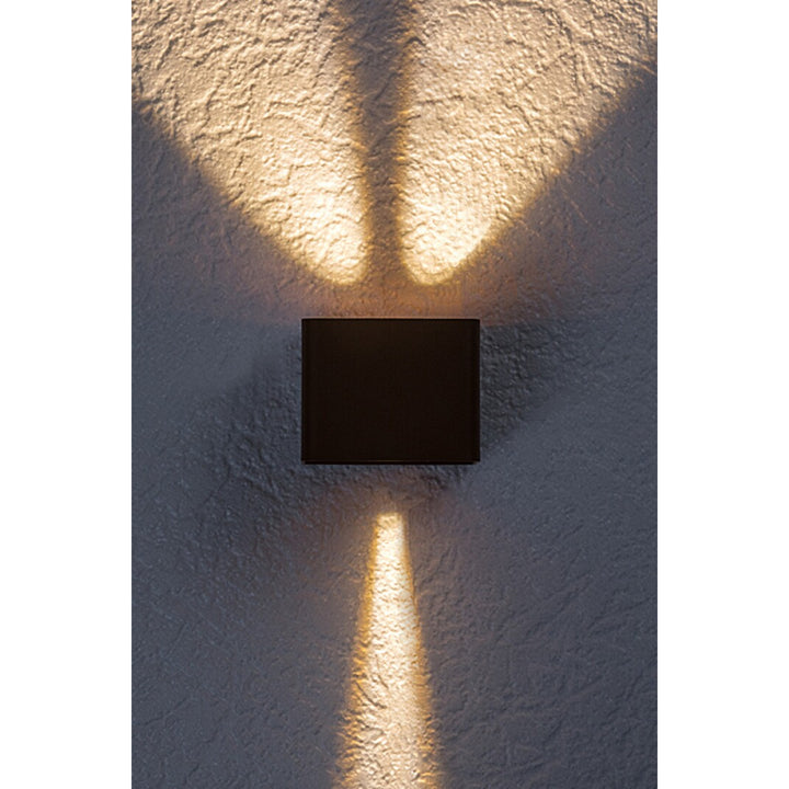 Rabalux Hallstatt 10W Außenwandleuchte IP54 braun LED