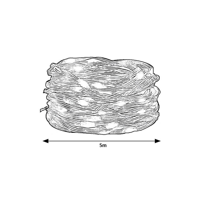 Rabalux Außenbeleuchtung, RGB LED String, IP44, Wi-Fi, Bluetooth, Biri