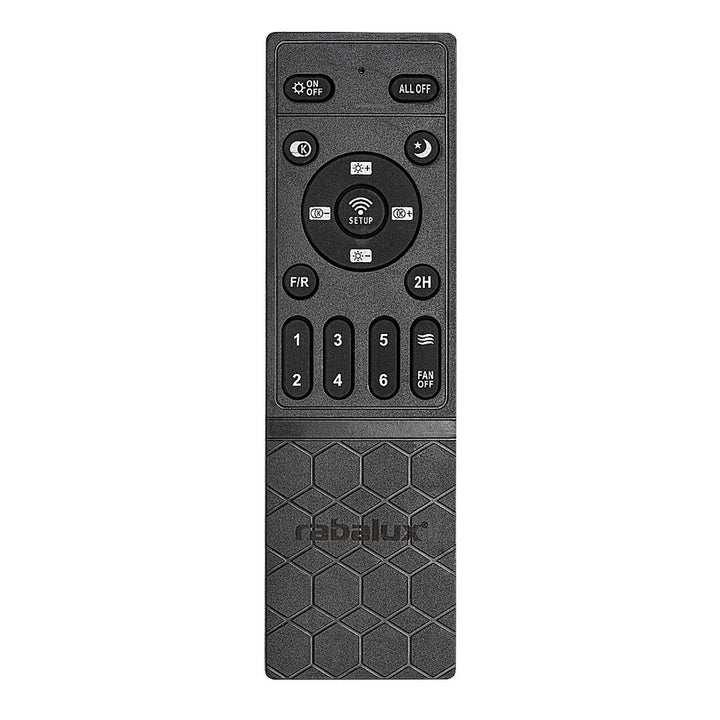 Rabalux Deckenleuchte, mit Ventilator, 40W, schwarz, Fanfy