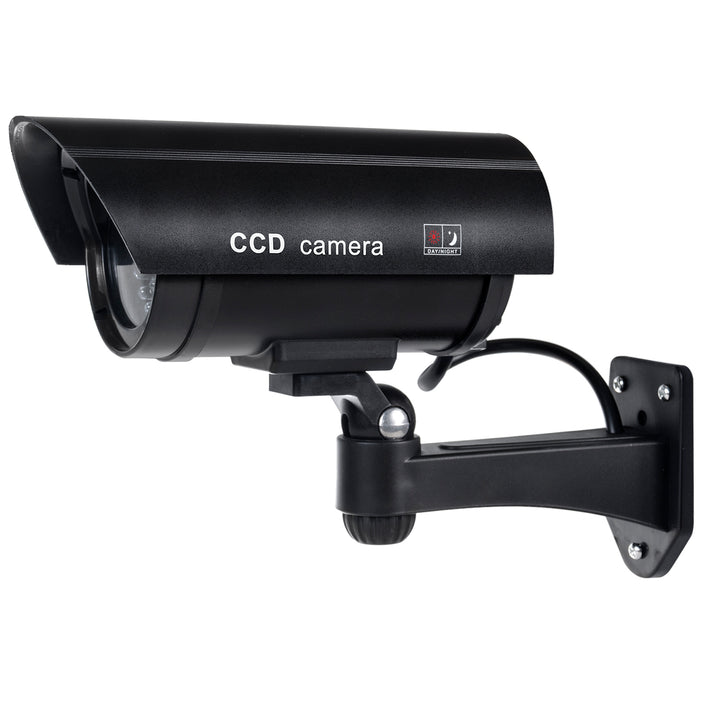 Kamera-Attrappe mit blinkender LED IR1100 B IR outdoor, schwarz, 2 Stück