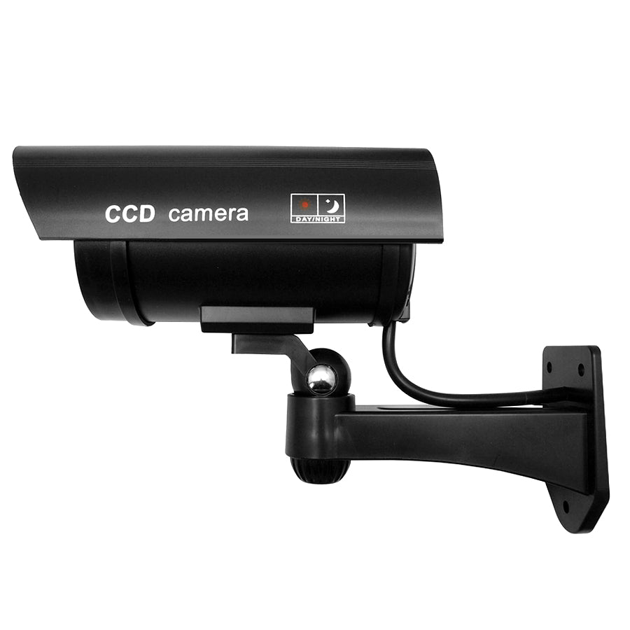 Kamera-Attrappe mit blinkender LED IR1100 B IR outdoor, schwarz, 2 Stück