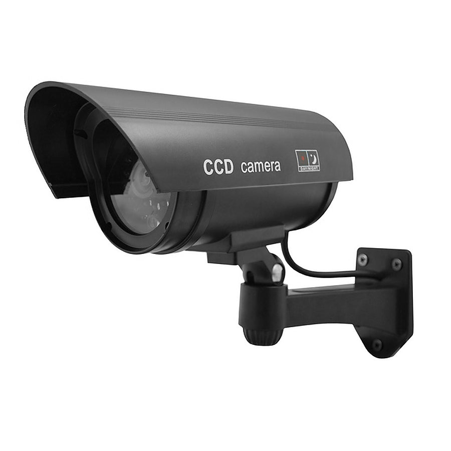 Kamera-Attrappe mit blinkender LED IR1100 B IR outdoor, schwarz, 2 Stück
