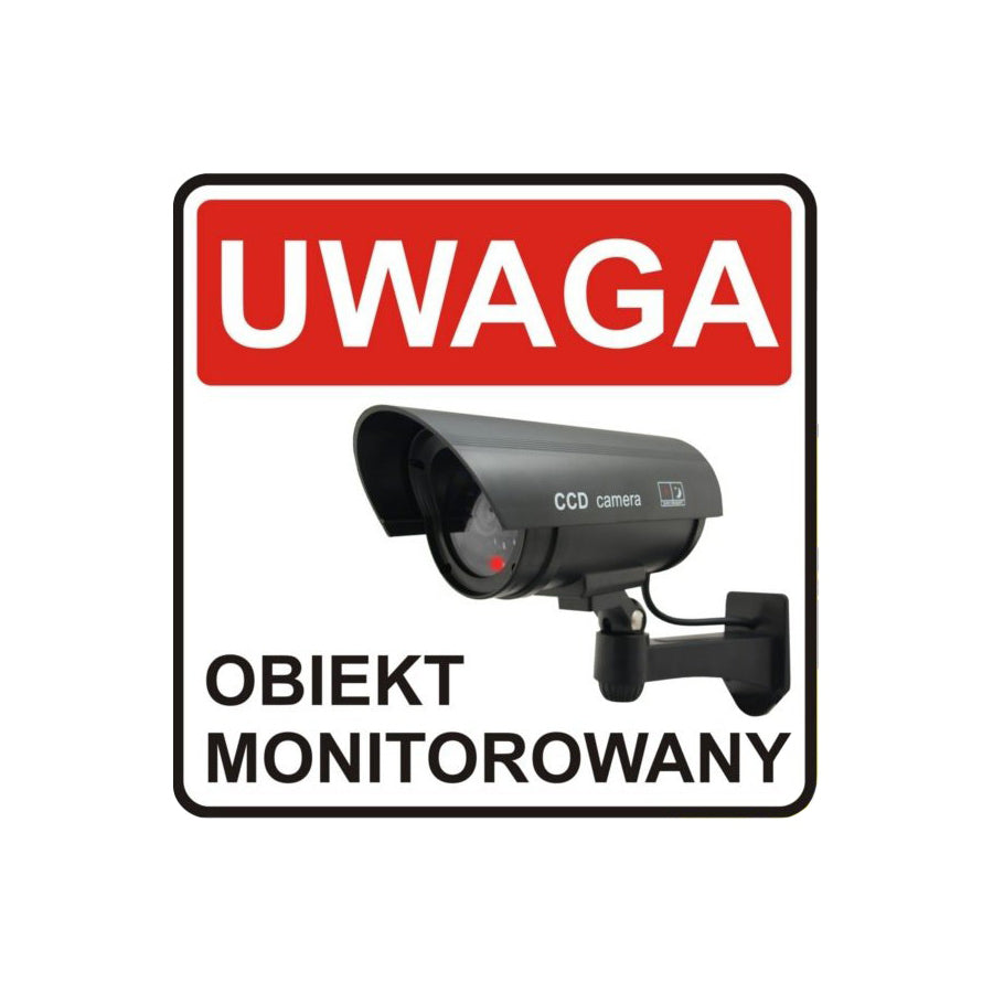 Kamera-Attrappe mit blinkender LED IR1100 B IR outdoor, schwarz, 2 Stück