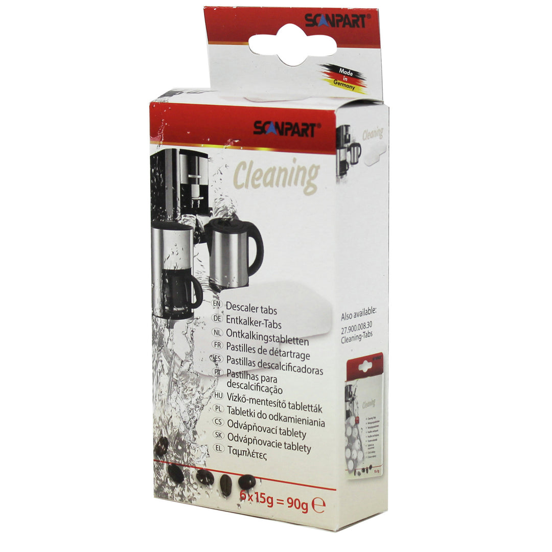 Entkalkertabletten für Espressomaschinen, 6 Stück, universal, Scanpart