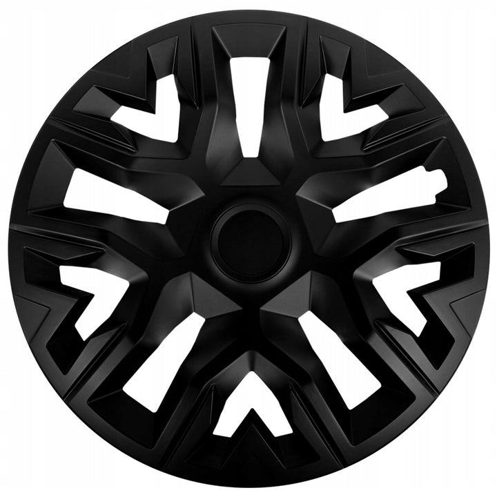 NRM The Best 15'' Universal Radkappen matt schwarz 4 Stück