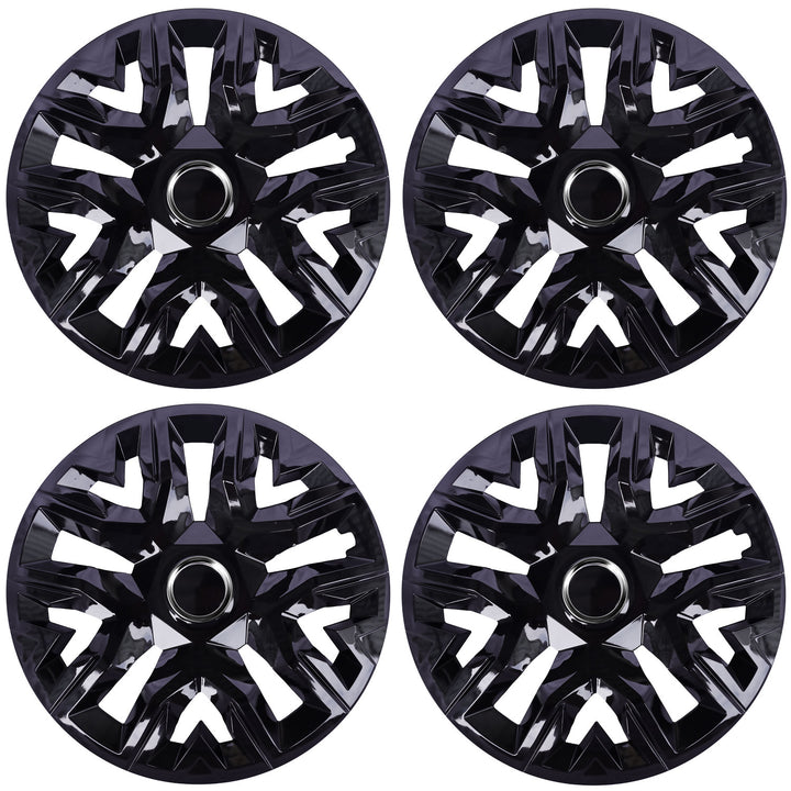 Universal Radkappen 16'' NRM Perfecto schwarz lackiert 4 Stück