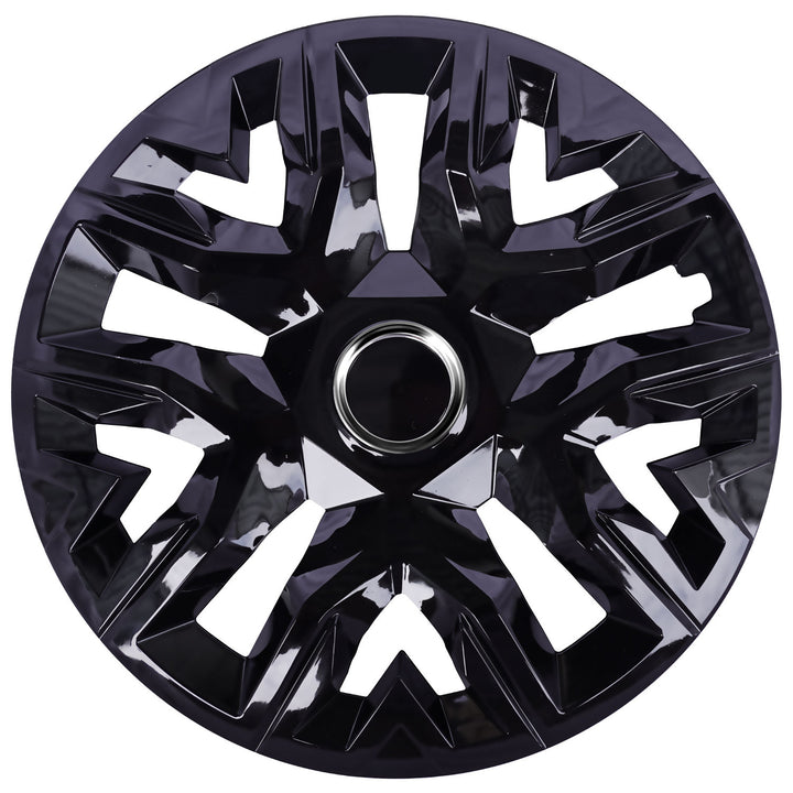 Universal Radkappen 16'' NRM Perfecto schwarz lackiert 4 Stück