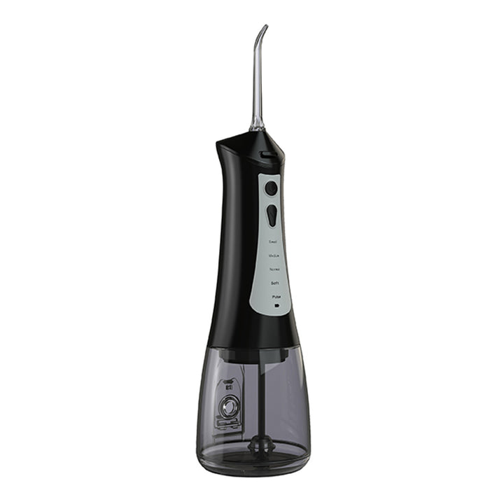 LAFE Munddusche, 5 Modi, 6 Spitzen, schwarz, CleanPRO