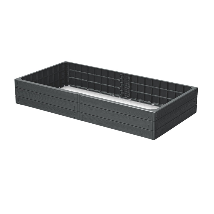 Prosperplast Gartenbeet, 149cm, anthrazit, Base Woody