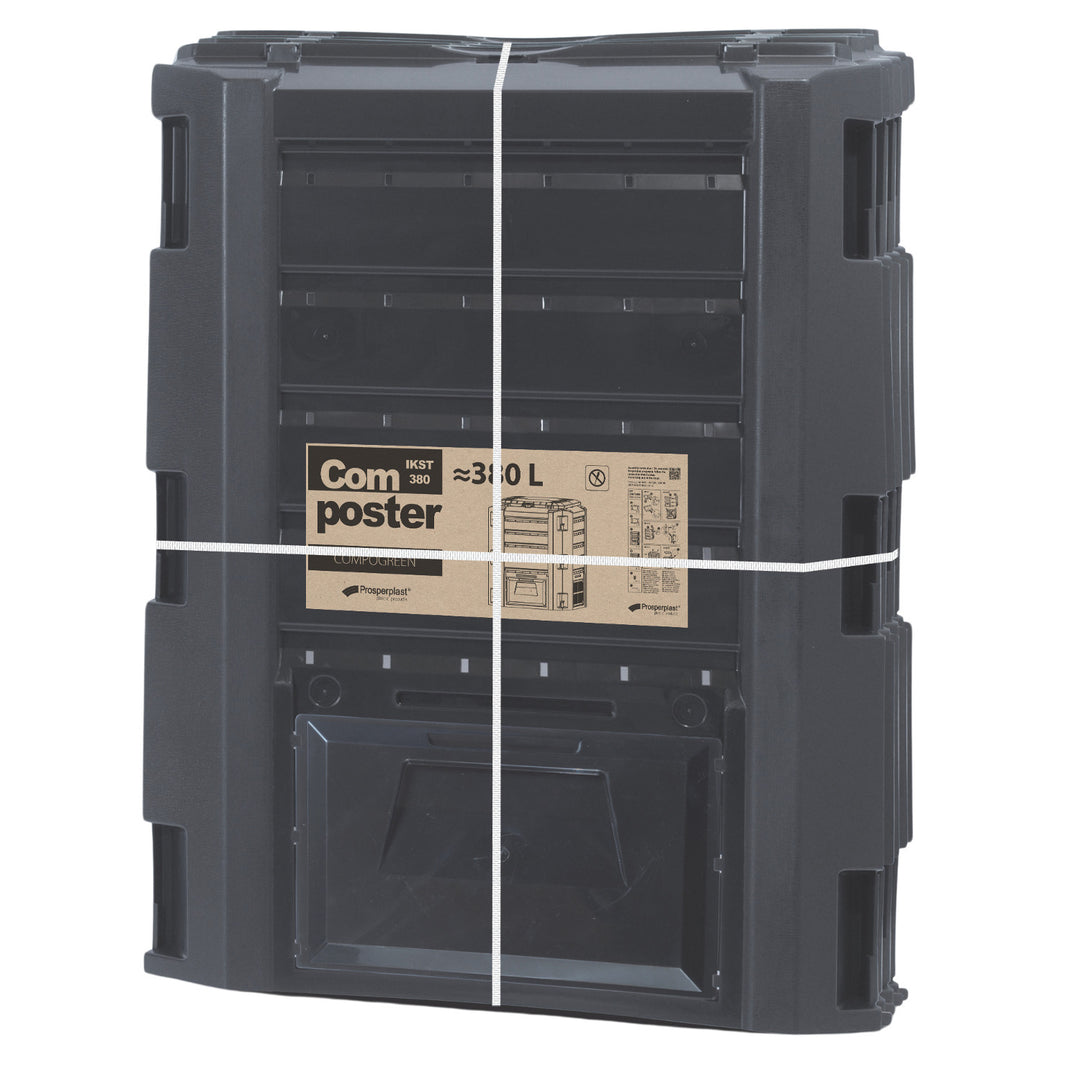 Prosperplast Komposter, frostsicher, 380l, schwarz, Compogreen