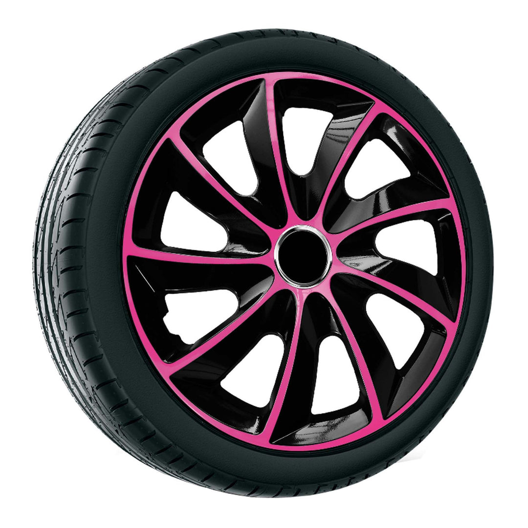 Radkappe 16'' Zoll NRM Stig Extra schwarz/rosa 1 Stück