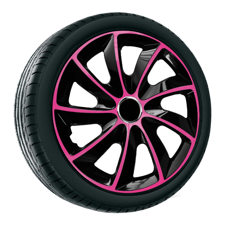Radkappe 16'' Zoll NRM Stig Extra schwarz/rosa 1 Stück