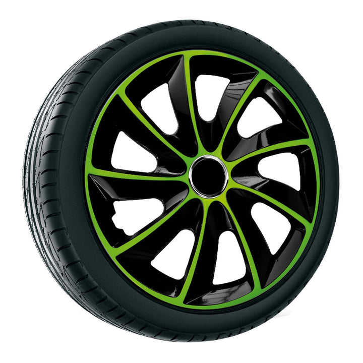 Universal Radkappe 15'' NRM Stig Extra schwarz-grün 1 Stück
